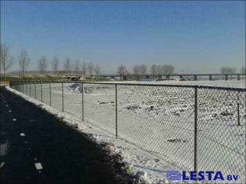 200 meter gebruikt gaashekwerk met nieuw gaas heras hek, Ophalen, Gebruikt, 20 meter of meer