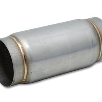 Vibrant SS Race Muffler 4in inlet/outlet x 5in long, Ophalen of Verzenden, Nieuw
