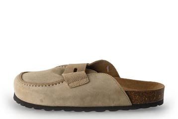 Manfield Instappers in maat 38 Beige, Verzenden, Zo goed als nieuw, Manfield, Instappers
