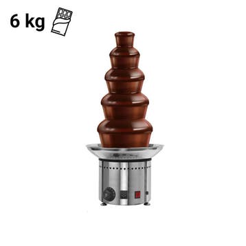 GGM Gastro | Chocoladefontein RVS - 5 lagen - 280W - | SBCH5, Verzenden