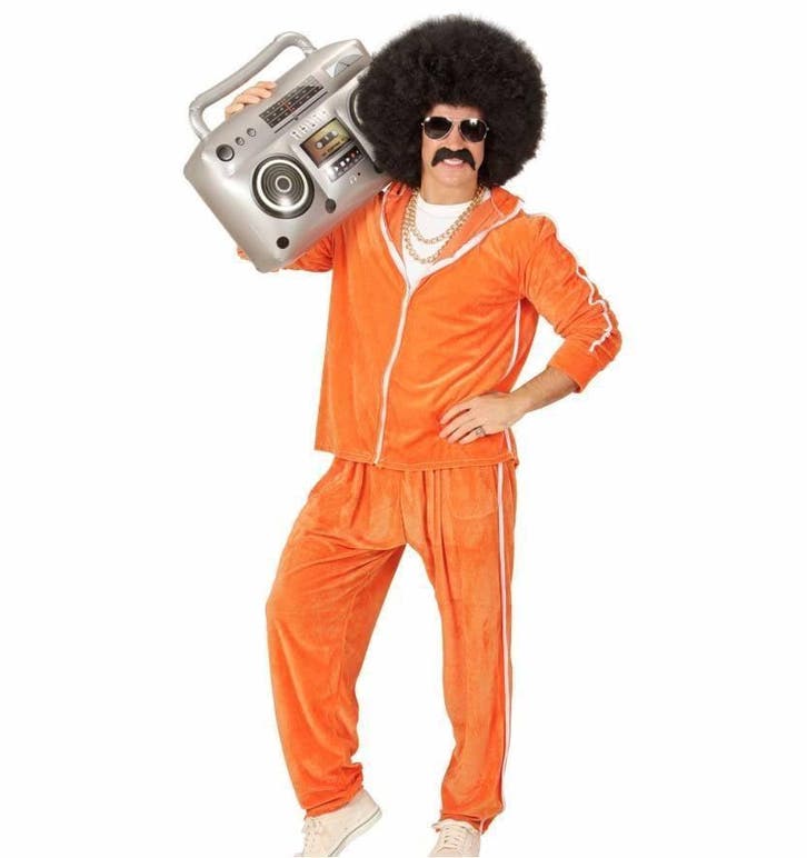 Oranje trainingspak disco, Kleding | Heren, Carnavalskleding en Feestkleding, Nieuw, Ophalen of Verzenden