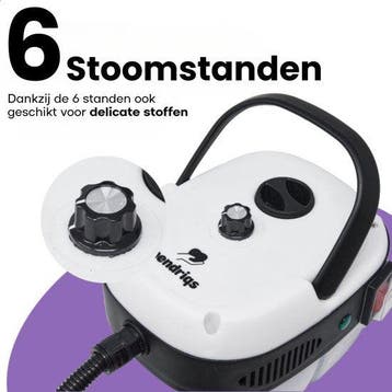 2dekans | Hendriqs® XL Stoomreiniger 105 °C - 1,5L Stomer, Ophalen of Verzenden, Zo goed als nieuw