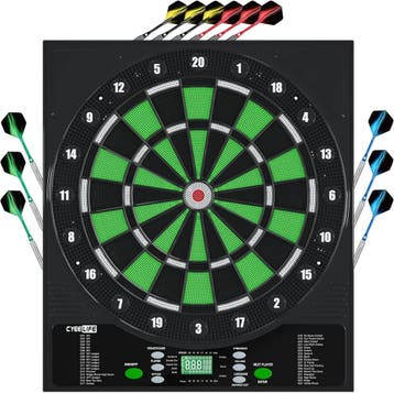 Softtip Dartbord Set | Inclusief 12 Darts | 67% KORTING, Ophalen of Verzenden, Zo goed als nieuw, Dartbord met pijlen, Elektronisch