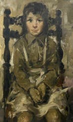 Vincenzo Volpe (1855-1929), attr. a - Ritratto di fanciulla
