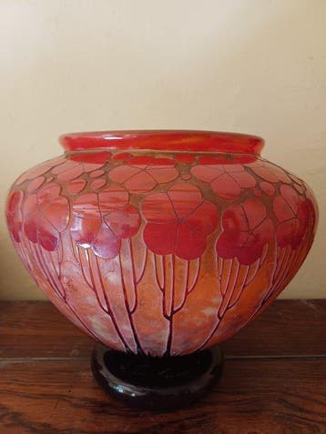 Le Verre Français - Vaas - Glas - Vase Le Verre Français