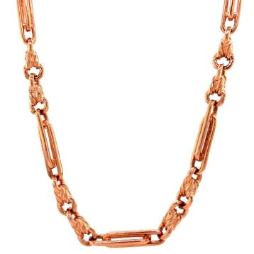 Rosé fantasie collier 8 krt, Ophalen of Verzenden, Nieuw