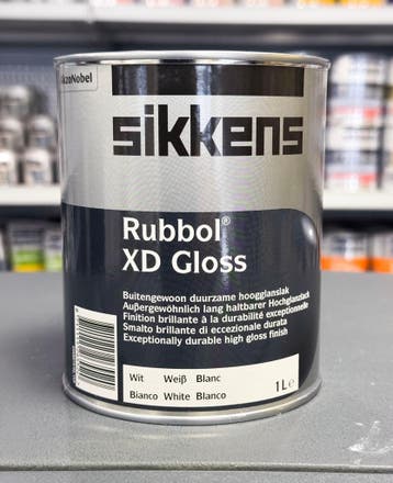 Sikkens Rubbol XD Gloss 1L - Wit, Minder dan 5 liter, Nieuw, Lak