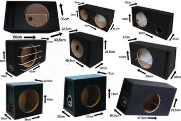Lege subwoofer kisten op voorraad 8 t/m 12 inch, Auto diversen, Verzenden, Nieuw