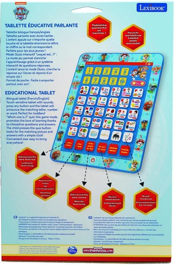 Paw Patrol Tablet Educatief NL/FR, Ophalen of Verzenden, Zo goed als nieuw