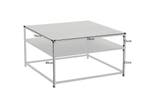 industrieele salontafel DURA STEEL 70cm zwart metaal met, Huis en Inrichting, Tafels | Salontafels, Ophalen of Verzenden, Nieuw