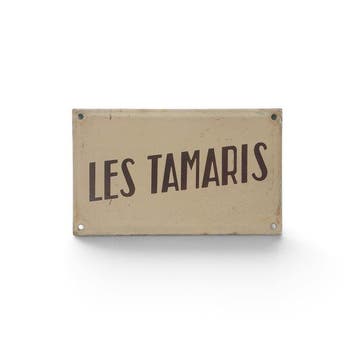 Emaille villabord Les Tamaris - Emaille bord - Emaille,