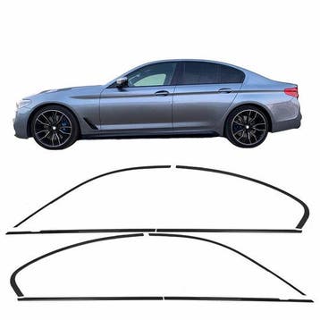 Shadow line raamlijsten passend voor BMW 5 serie G30 sedan, Verzenden, Nieuw
