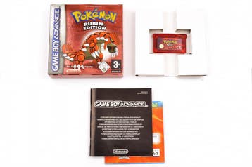 Pokemon Ruby (German) [Gameboy Advance], Spelcomputers en Games, Games | Nintendo Game Boy, Ophalen of Verzenden, Zo goed als nieuw