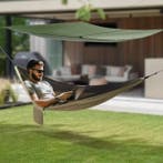 Hangmat met Waterdicht Zeildoek, Muggennet en Opbergvak, Verzenden, Nieuw