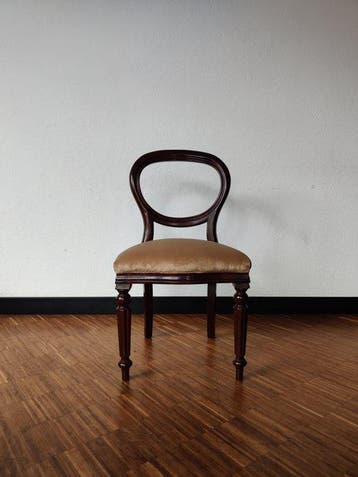 Stoel (4) - hard hout - in de stijl van Luigi Filippo, Antiek en Kunst