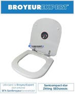 SED100101 Sanibroyeur compact star zitting, Ophalen of Verzenden, Nieuw, Toilet