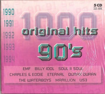 cd box - Various - Original Hits 90s, Verzenden, Zo goed als nieuw