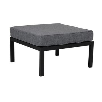 *WOONWINKEL* Brafab Weldon Tuin Hocker Zwart Met All-weather, Verzenden, Nieuw