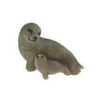Beeldje zeehond inclusief baby 11 cm - Beeldjes, Verzenden, Nieuw