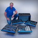 Datona Gevulde gereedschapskist met 4 lades + 153-delige, Doe-het-zelf en Verbouw, Gereedschap | Handgereedschap, Ophalen of Verzenden