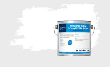 Wixx PRO Aqua Schakelverf Satin Wit 5L, Verzenden, Wit, Nieuw, Verf