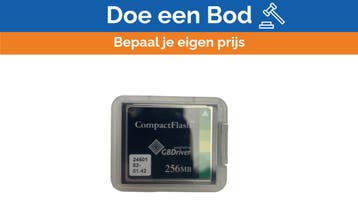 Bieden: High-Quality 256MB Compact Flash Card, Ophalen of Verzenden, Nieuw