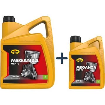 Kroon Olie Aanbieding: Meganza Msp Fe 0W20 6L = 5L + 1L, Verzenden, Nieuw