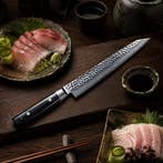 Yaxell Zen Fileermes / Sushimes 23 cm – 37 Lagen Damastst., Ophalen of Verzenden, Nieuw, Overige materialen, Los bestek