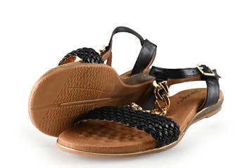 Dolcis Sandalen in maat 39 Zwart, Dolcis, Verzenden, Zwart, Sandalen of Muiltjes