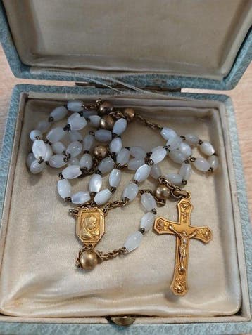 Vintage Rozenkrans - Vermeille - 1900-1910