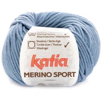 Katia Concept Merino Sport - 48 lichtblauw - Wol Garen, Ophalen of Verzenden, Nieuw