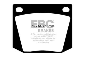 EBC 63-69 Ac Cobra 4.7 Greenstuff Front Brake Pads, Ophalen of Verzenden, Nieuw