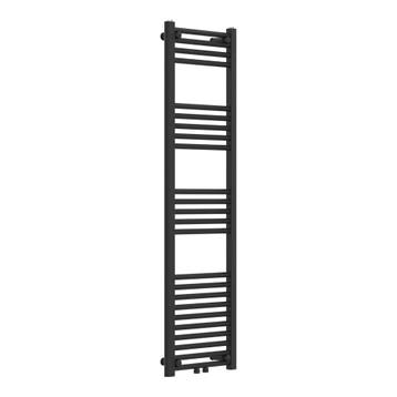 [neu.haus] Handdoekradiator Voss 140x40x3 cm zwart, Doe-het-zelf en Verbouw, Verzenden, Nieuw