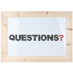 Whiteboard Steigerhout Blank 50x70cm, Nieuw in verpakking