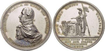 Ar-medaille 1803 Brandenburg-Preussen Pruisen Friedrich W..., Verzenden