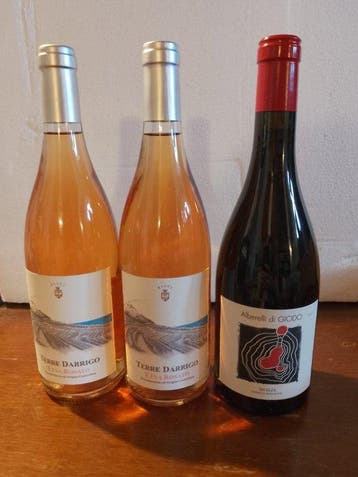 2017 x2 Terre Darrigo Etna Rosato & 2017 Alberelli di Giodo, Verzamelen, Nieuw