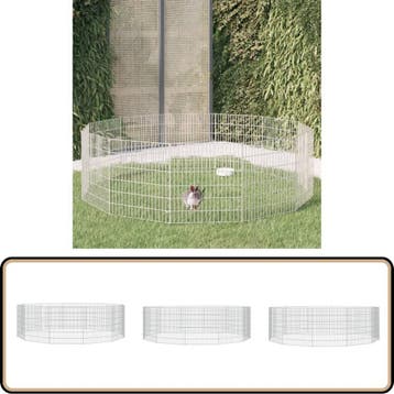 Puppyren - kleine dierenren - dierenverblijf - 12 panelen, Verzenden, Nieuw