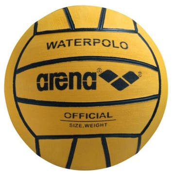 Arena waterpolobal yellow/black heren size 5, Nieuw