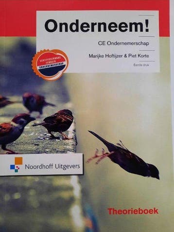 9789001823450 Onderneem! CE Ondernemerschap Theorieboek, Verzenden, Zo goed als nieuw, Marijke Hoftijzer