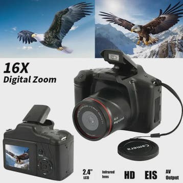 4K Digitale Fotocamera & Camcorder met 16MP, 16x Zoom - Perf, Verzenden, Nieuw