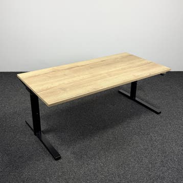 Gispen TM Slingerbureau - 180 x 80 cm | Glanzend Zwart, Ophalen of Verzenden, Nieuw
