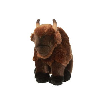 Nature Planet bizon knuffel - pluche - 22 cm - wilde dieren, Verzenden, Nieuw