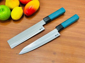 Keukenmes - Santoku & Nakiri - Ambachtelijk Japans staal in
