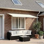 vidaXL Vervangingsdoek voor zonnescherm Crèmekleurig 350 x, Verzenden, Nieuw