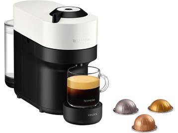 Krups -  Nespresso - Vertuo Pop  Capsulemachine Wit, Witgoed en Apparatuur, Koffiezetapparaten, Verzenden, Nieuw, 1 kopje, Koffiepads en cups