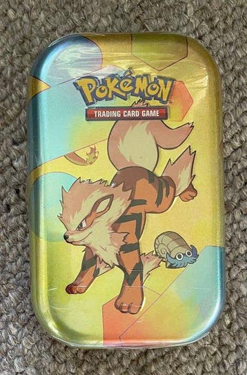 1 Box - Pokémon TCG Scarlet & Violet 151 Mini Tin: Arcanine, Nieuw