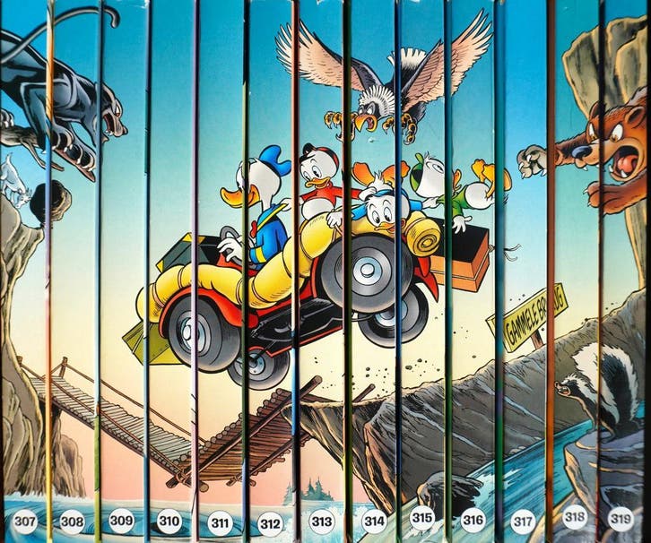 Gratis verzending! Compleet Donald Duck Pockets 307 t/m 319, Boeken, Stripboeken, Zo goed als nieuw, Complete serie of reeks, Verzenden