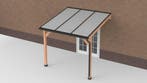 Douglas Terrasoverkapping Zwart Polycarbonaat Opaal, Nieuw