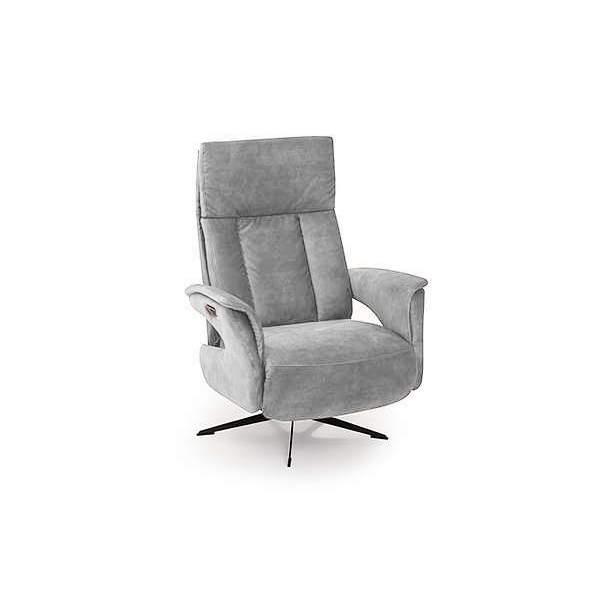Relaxfauteuil Haarlo - relaxfauteuils - Zilver, Huis en Inrichting, Stoelen, Nieuw, Stof
