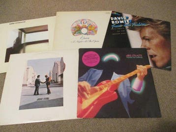 Queen, Pink Floyd, Dire Straits, David Bowie - Five Albums, Nieuw in verpakking